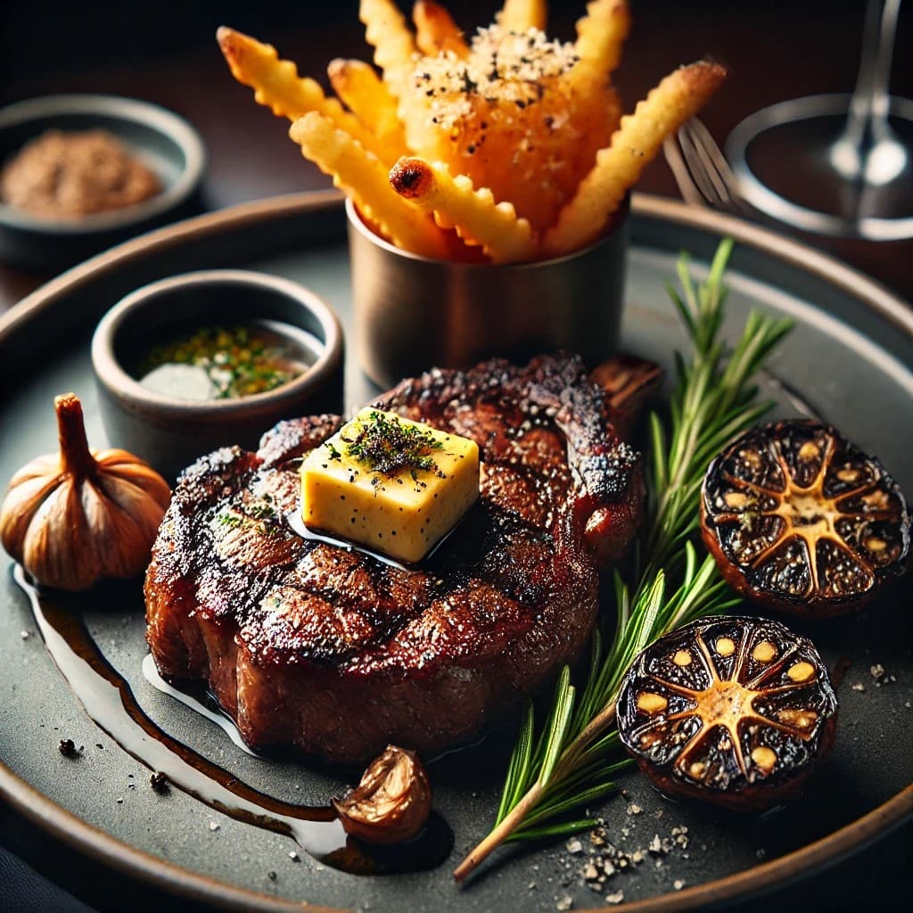 Charcoal-Grilled Ribeye - Velvet Ember