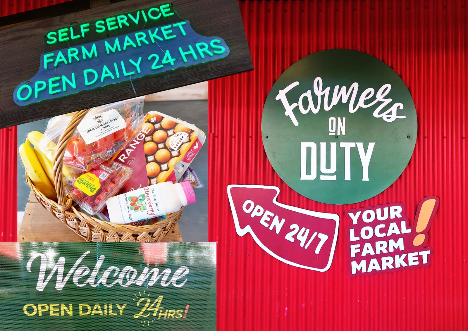 Self Service-Farm Market-Open Daily 24 hrs - Local & Natural Vibes