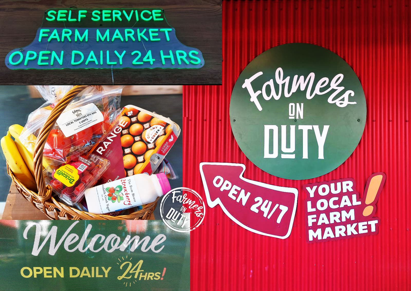 First Self Service-Farm Market - Open Daily 24 hrs - Farmers On Duty