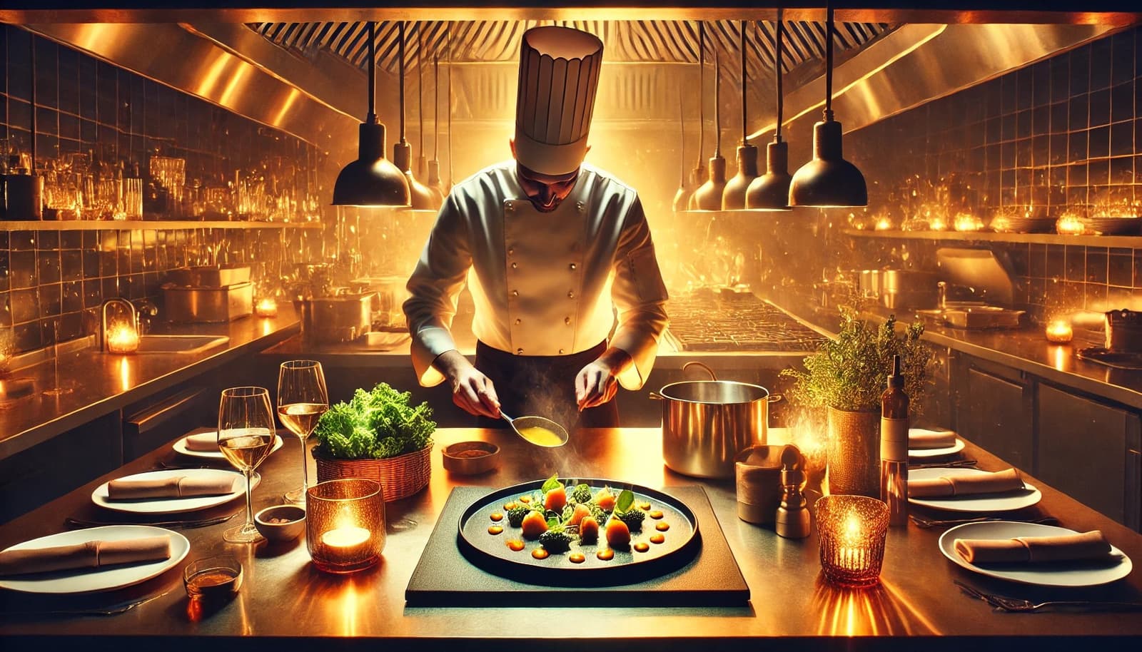 open kitchen scene - Velvet Ember