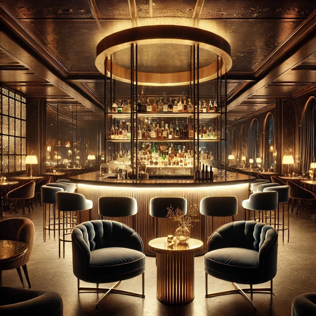 n upscale restaurant lounge