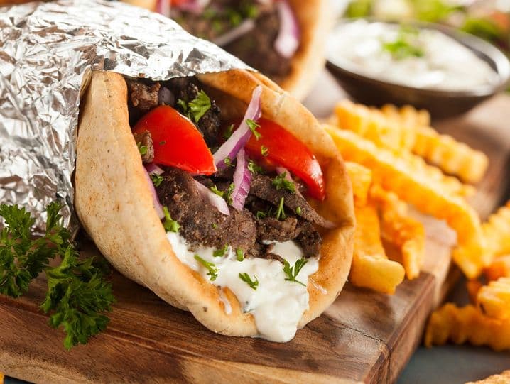 Greek Donair in Momo Donair