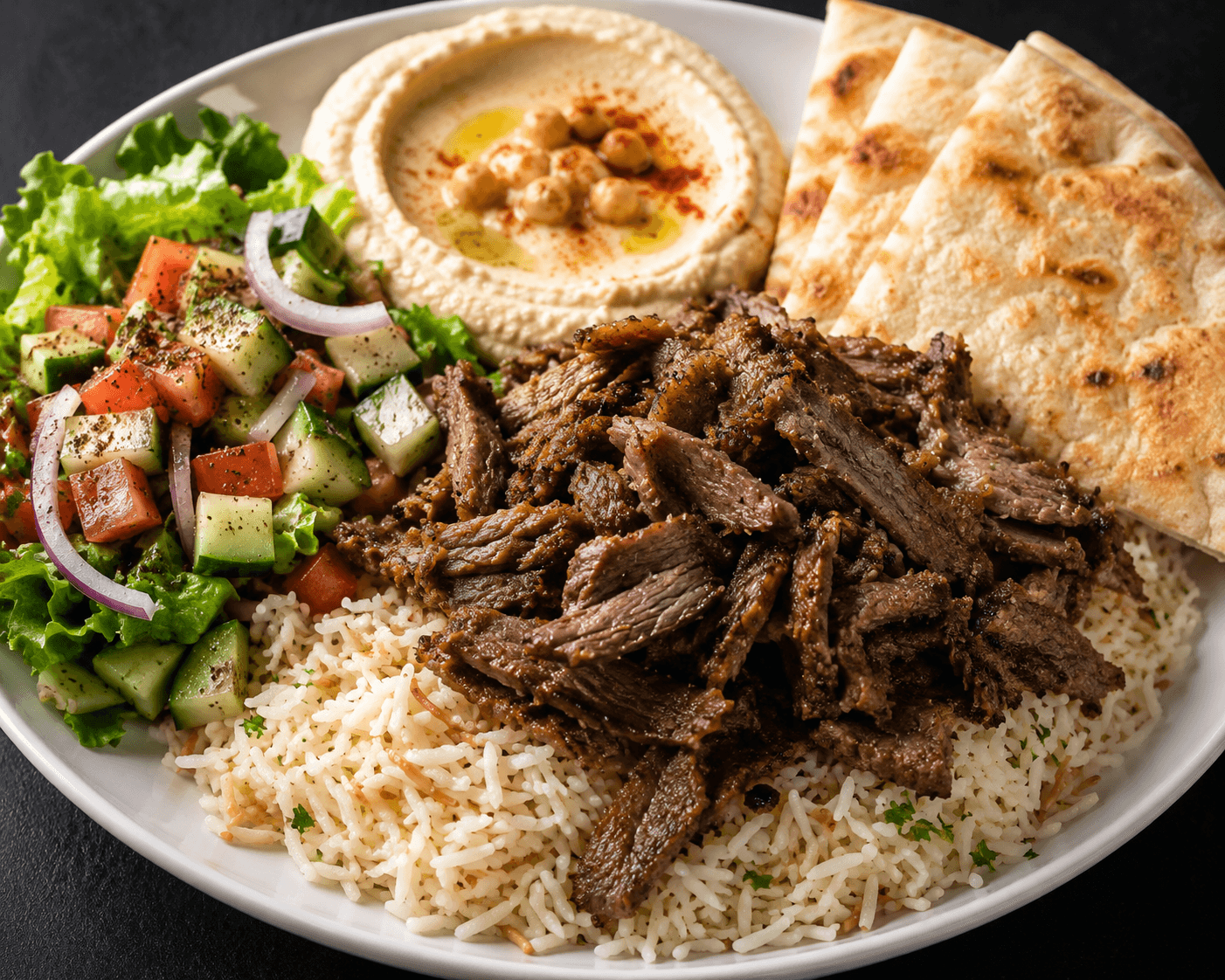 Lamb Plate - Momo Donair