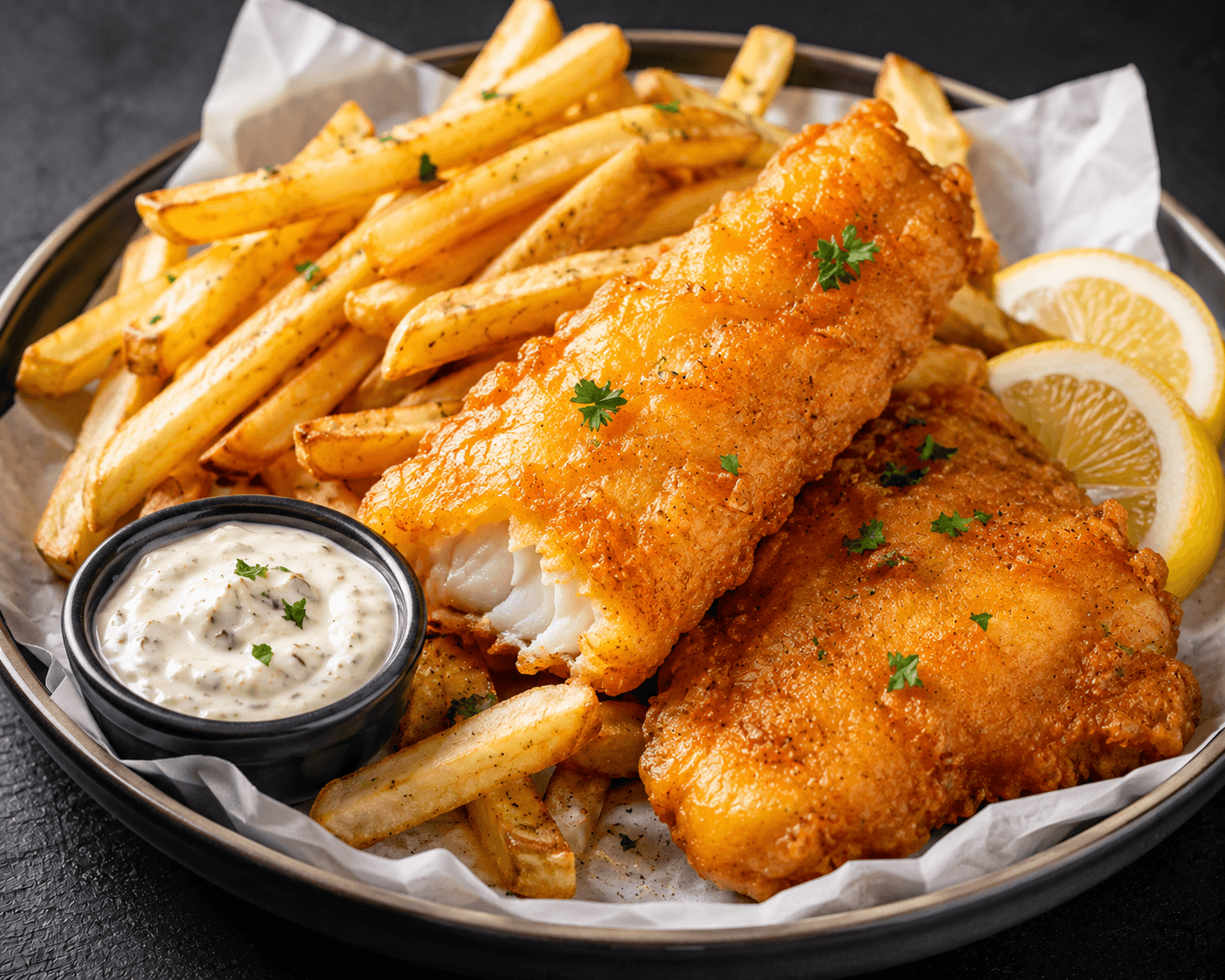 Fish and Chips - Momo Donair