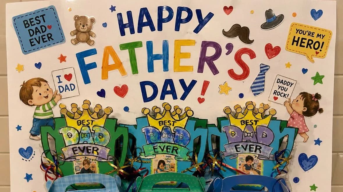 Father's Day Celebration at Little Moon Childcare