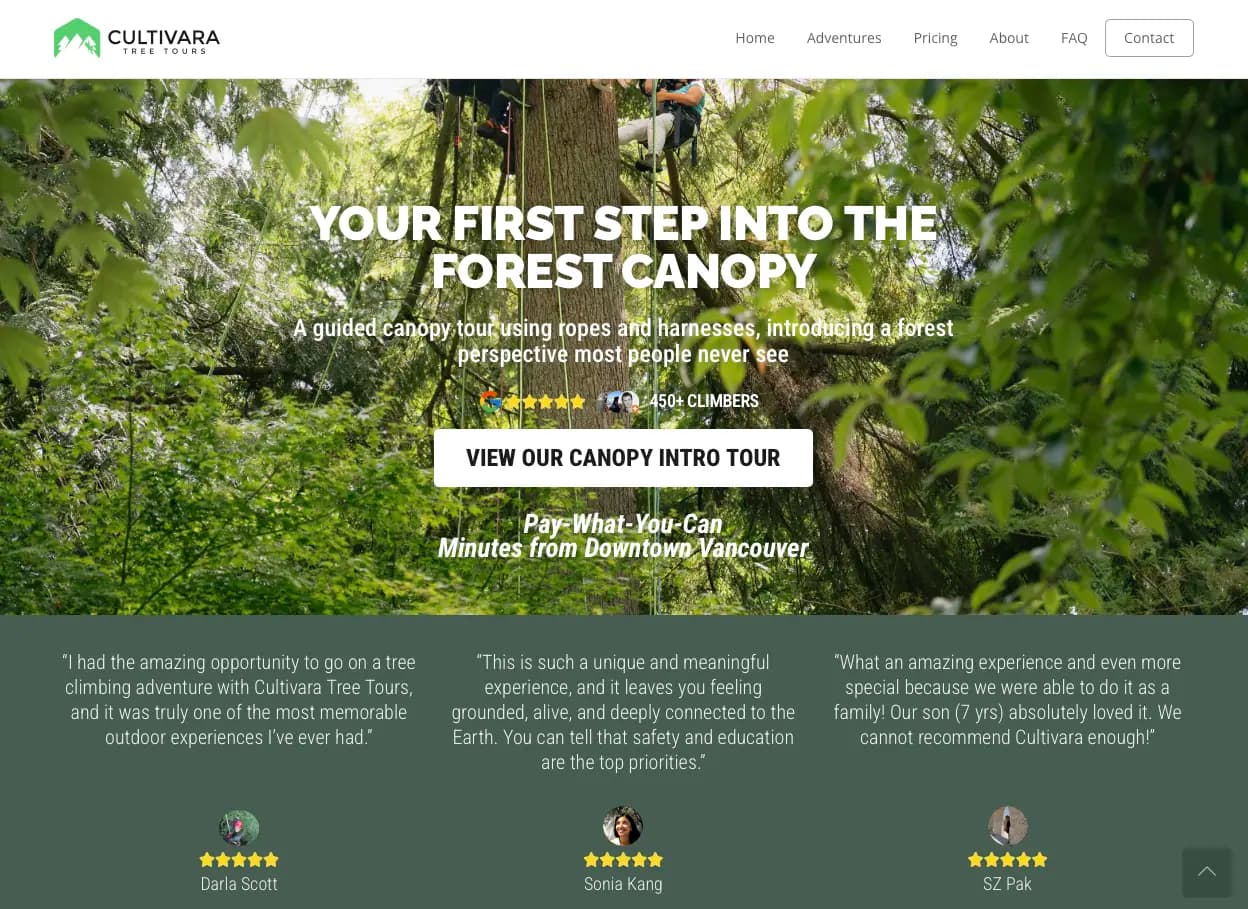 Cultivara Tree Tours project cover